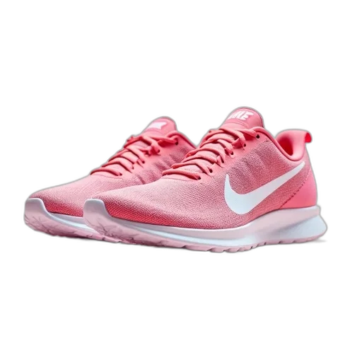 shoes, 3d render, pair, pink transparent PNG cut-out