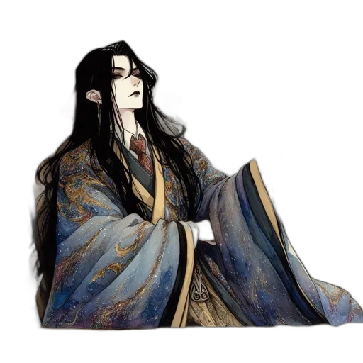fantasy art, concept art, watercolor, pixel art transparent PNG cut-out