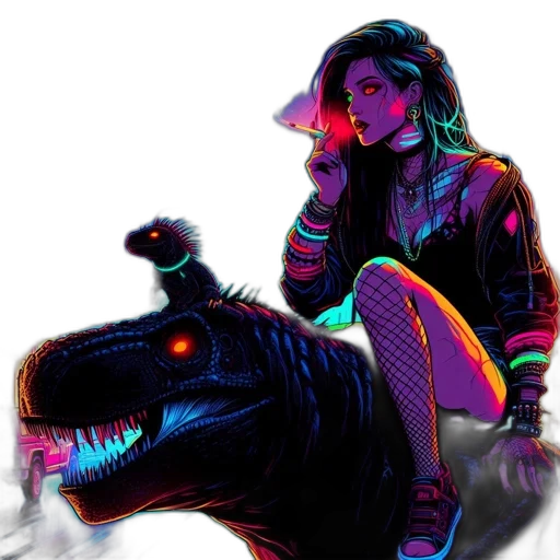 jacket, creature, animal, dragon transparent PNG cut-out