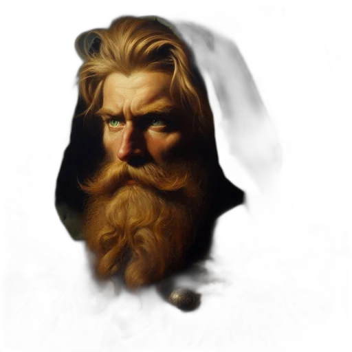 face, mask, hair, staff transparent PNG cut-out