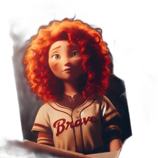 hair, concept art, cartoon, comic book art transparent PNG cut-out