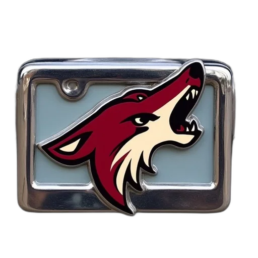 jewelry, arizona, coyotes, chrome transparent PNG cut-out