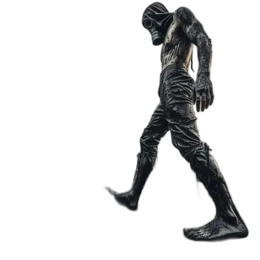 mask, shoes, jacket, creature transparent PNG cut-out