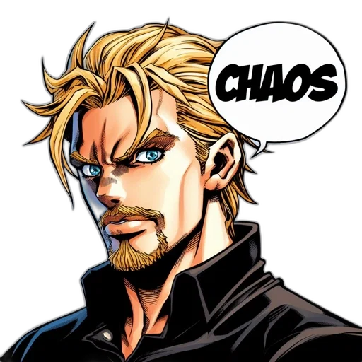 face, comic book art, anime, cartoon transparent PNG cut-out