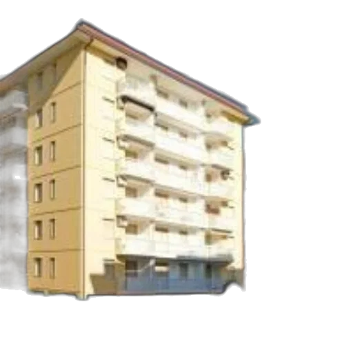 building, 3d render, concept art, photorealistic transparent PNG cut-out