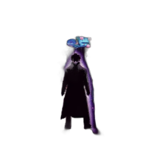 staff, hat, mask, creature transparent PNG cut-out