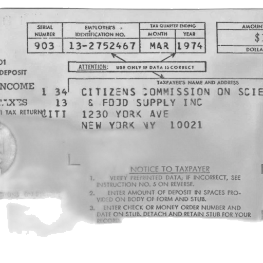 tax, form, 1974, serial transparent PNG cut-out