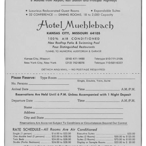 staff, advertisement, hotel, muehlebach transparent PNG cut-out