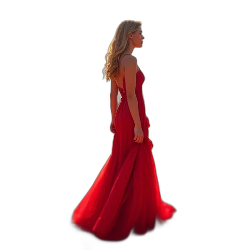 dress, photorealistic, 3d render, concept art transparent PNG cut-out