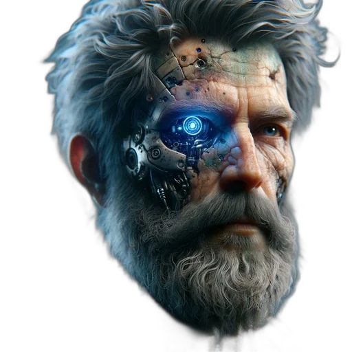 face, mask, creature, robot transparent PNG cut-out