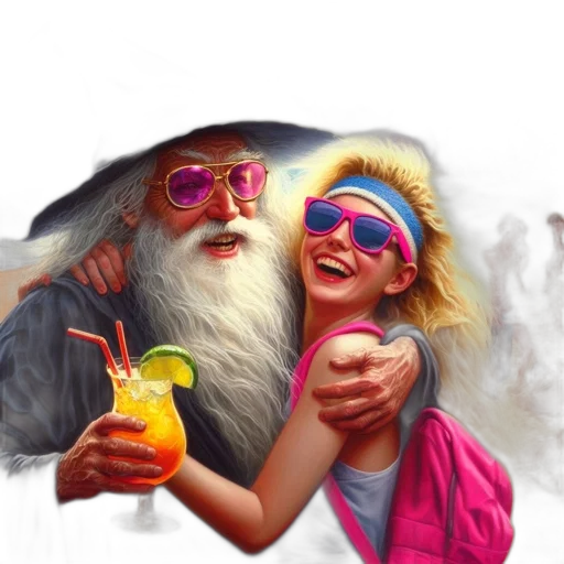 photorealistic, oil painting, concept art, fantasy art transparent PNG cut-out