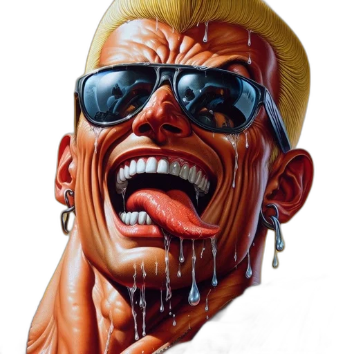 face, mask, jacket, creature transparent PNG cut-out