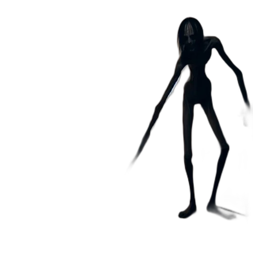 creature, staff, robot, hair transparent PNG cut-out