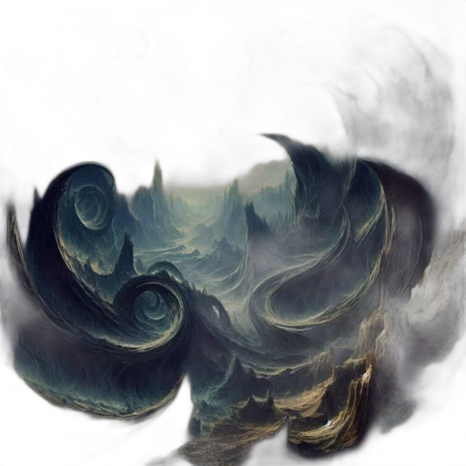 dragon, mask, hair, creature transparent PNG cut-out