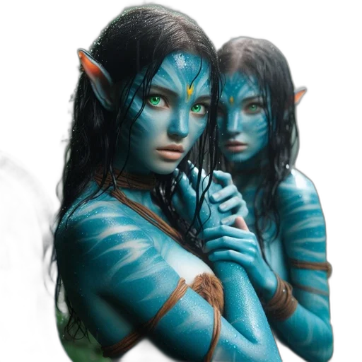 mask, fantasy art, concept art, photorealistic transparent PNG cut-out