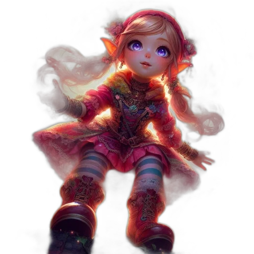 staff, creature, robot, dragon transparent PNG cut-out
