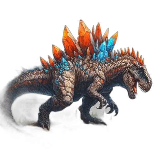 dragon, creature, animal, staff transparent PNG cut-out