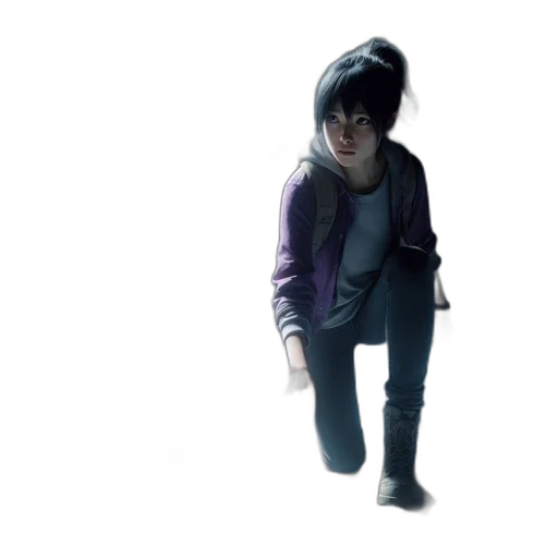 jacket, weapon, face, robot transparent PNG cut-out