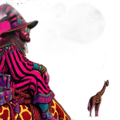 hat, jacket, animal, concept art transparent PNG cut-out