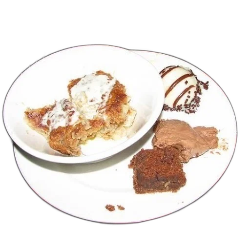 food, plate, desserts, including transparent PNG cut-out