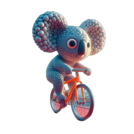 creature, robot, 3d render, concept art transparent PNG cut-out