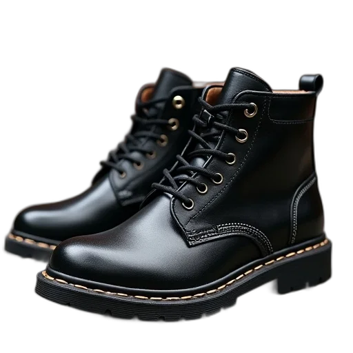 shoes, 3d render, photorealistic, leather transparent PNG cut-out