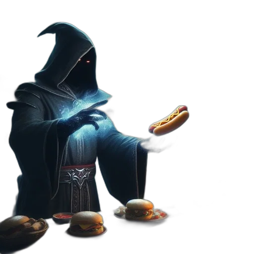 food, staff, robot, weapon transparent PNG cut-out