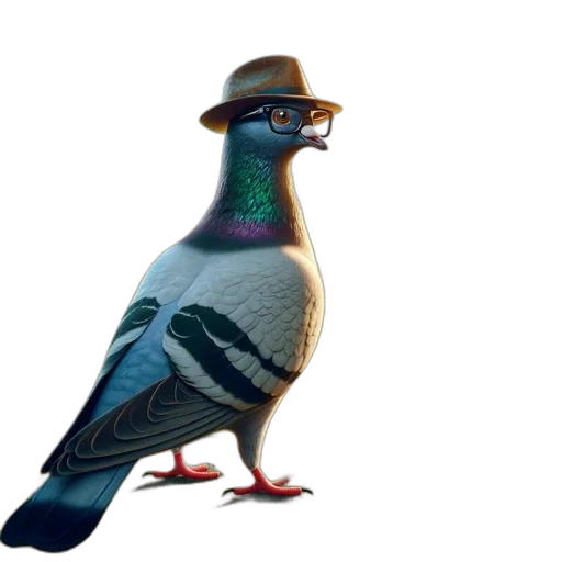 hat, animal, staff, shoes transparent PNG cut-out