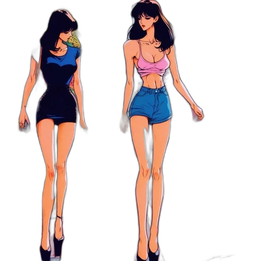 dress, cartoon, concept art, anime transparent PNG cut-out