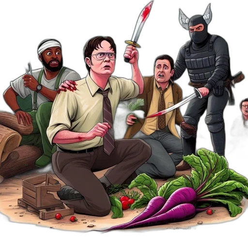 food, concept art, comic book art, cartoon transparent PNG cut-out