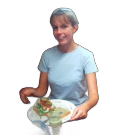 food, staff, face, dress transparent PNG cut-out