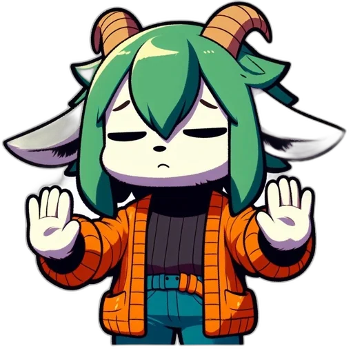 staff, mask, jacket, animal transparent PNG cut-out