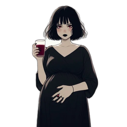 dress, face, creature, jewelry transparent PNG cut-out