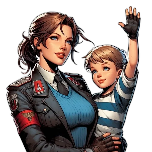 comic book art, concept art, pixel art, photorealistic transparent PNG cut-out