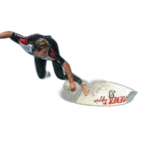 3d render, surfer, wetsuit, rides transparent PNG cut-out