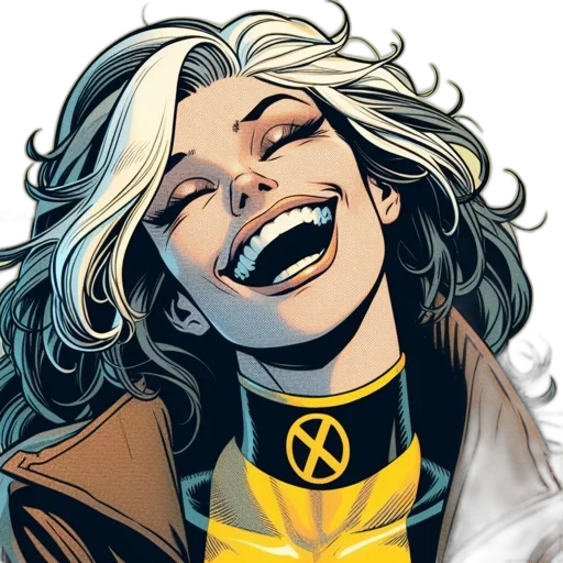 comic book art, concept art, woman, long transparent PNG cut-out