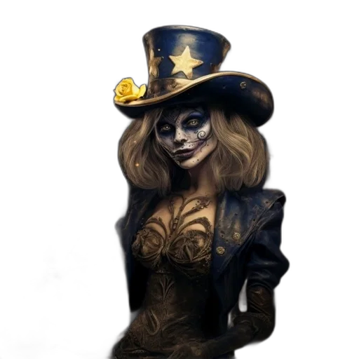 hat, staff, mask, crown transparent PNG cut-out