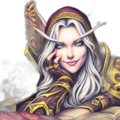dragon, face, staff, fantasy art transparent PNG cut-out