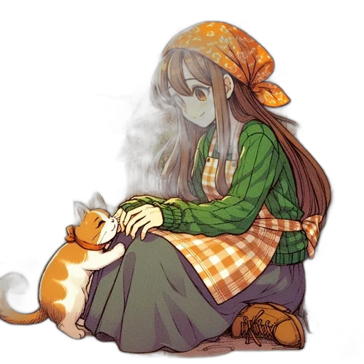 hat, staff, mask, creature transparent PNG cut-out