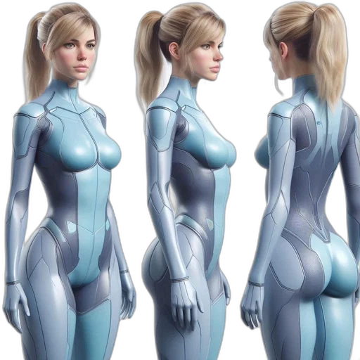 robot, concept art, 3d render, comic book art transparent PNG cut-out