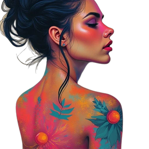 dress, face, jewelry, flower transparent PNG cut-out