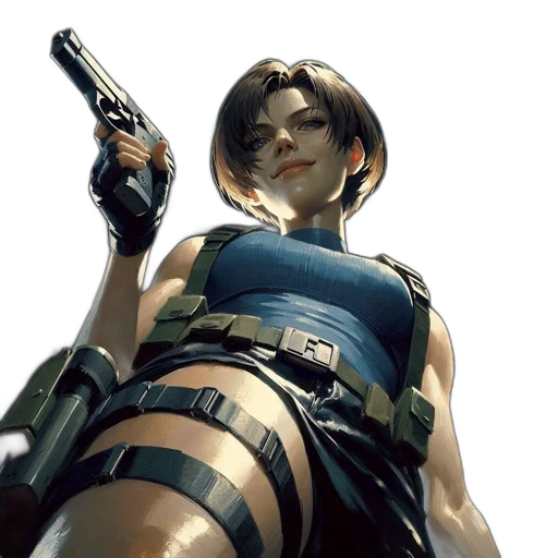 weapon, concept art, cyberpunk, comic book art transparent PNG cut-out