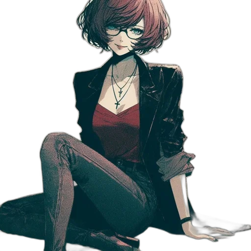 jacket, dress, face, mask transparent PNG cut-out