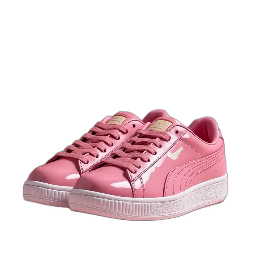 shoes, vaporwave, 3d render, pastel transparent PNG cut-out