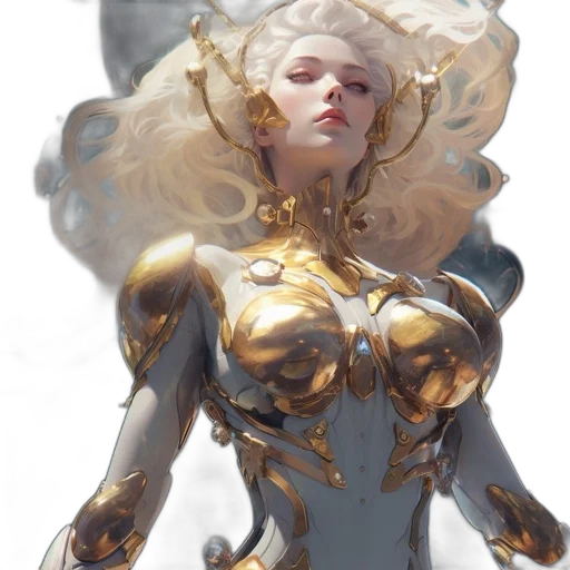 robot, concept art, fantasy art, comic book art transparent PNG cut-out