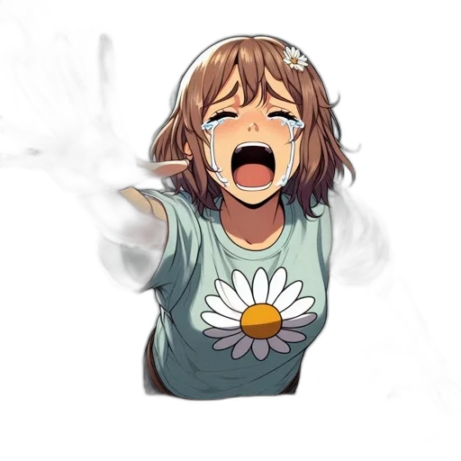 flower, dress, face, mask transparent PNG cut-out