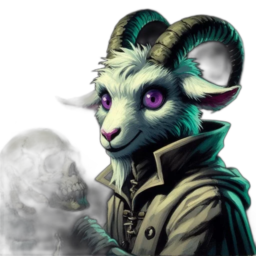 dragon, mask, jacket, staff transparent PNG cut-out