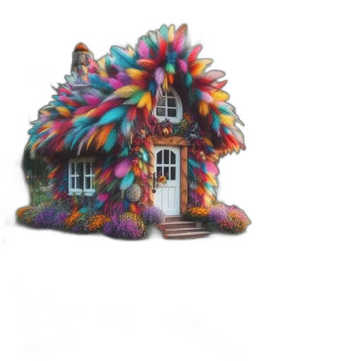 hair, building, 3d render, concept art transparent PNG cut-out