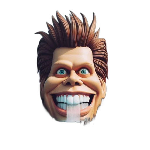 face, mask, creature, hair transparent PNG cut-out