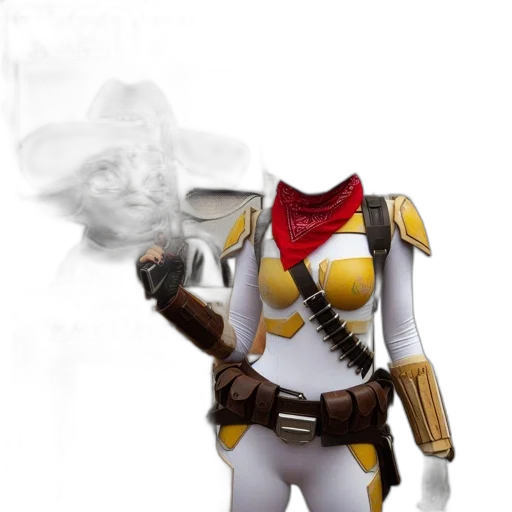 staff, robot, weapon, mask transparent PNG cut-out